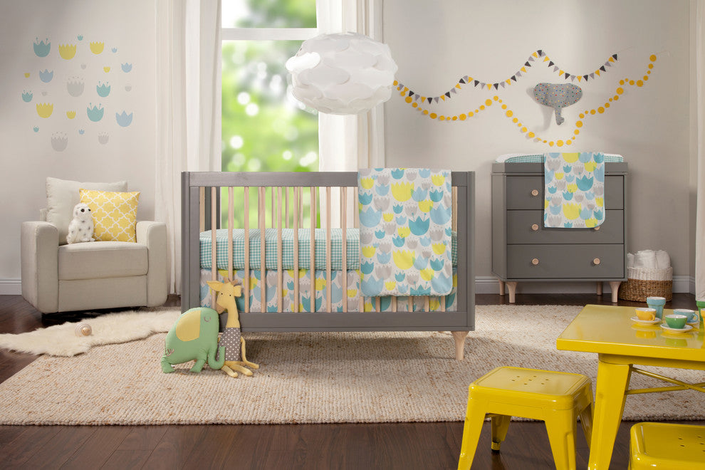 Babyletto Tulip Garden 6-Piece Crib Bedding Set