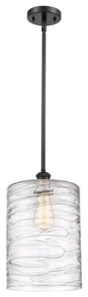 Innovations 516-1S-BK-G1113-L 1-Light Mini Pendant, Matte Black