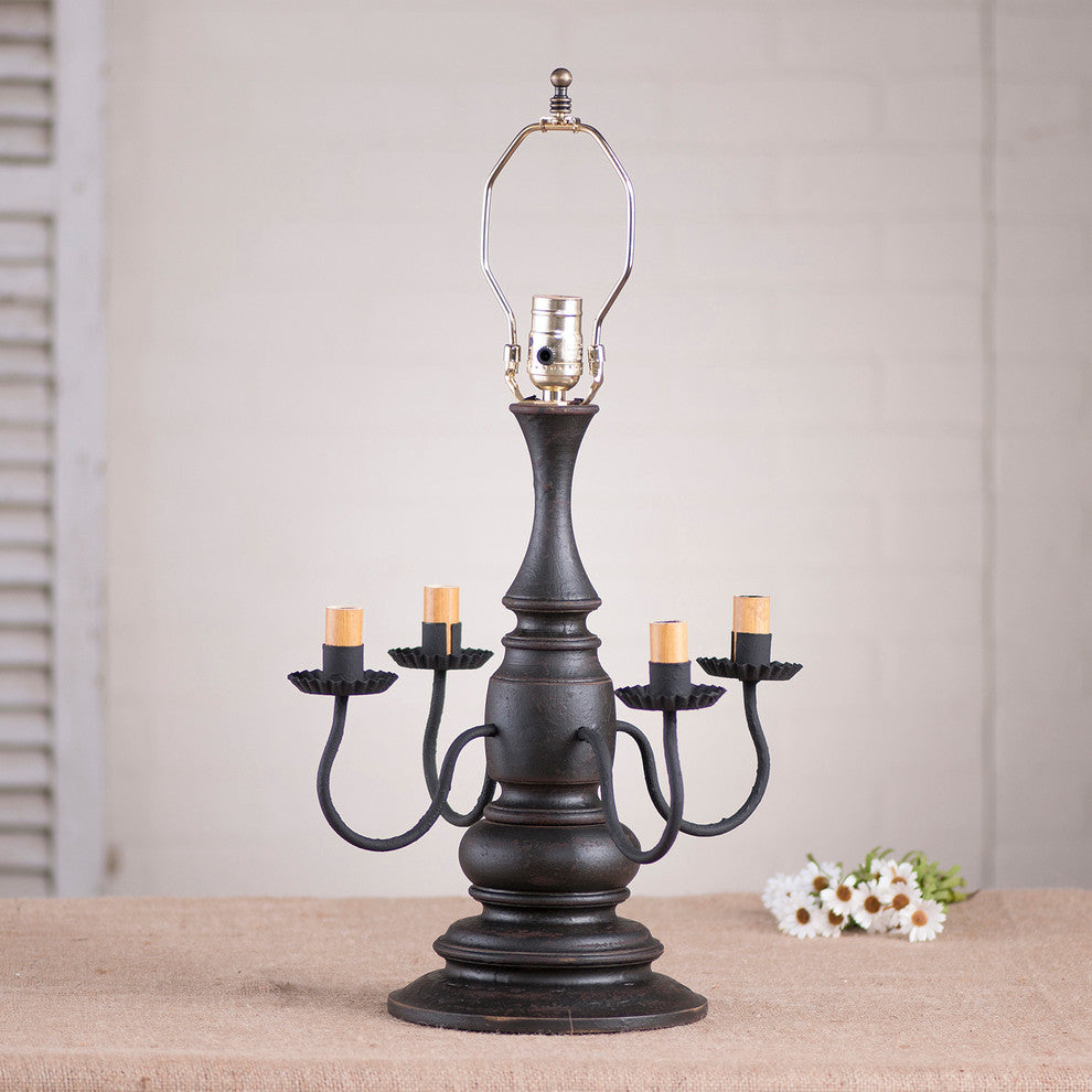Harrison Lamp Base, Black