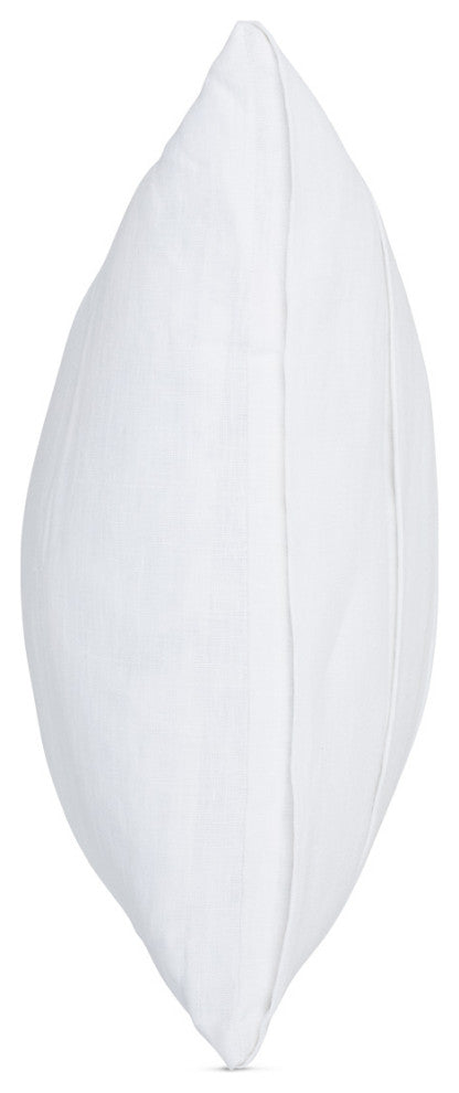 Addison 7-Piece King Linen Duvet Set - White