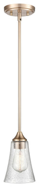 Natalie Collection 1 Light 5 in. Modern Gold Pendant