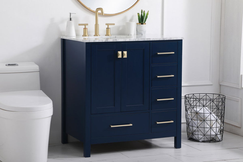 Elegant VF18932BL 32"Single Bathroom Vanity, Blue