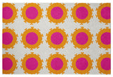 Pan Bubbles Spring Chenille Rug, Orchid, 4'x6'