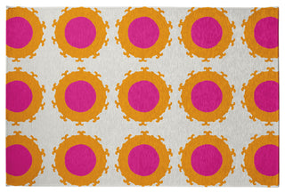 Pan Bubbles Spring Chenille Rug, Orchid, 4'x6'