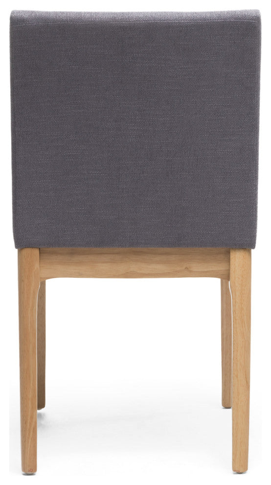 GDF Studio Elsinore Mid-Century Modern 5 Piece Dining Set, Dark Gray