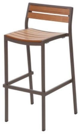 Biloxi, Brc Stackable Bar Stool, Taupe