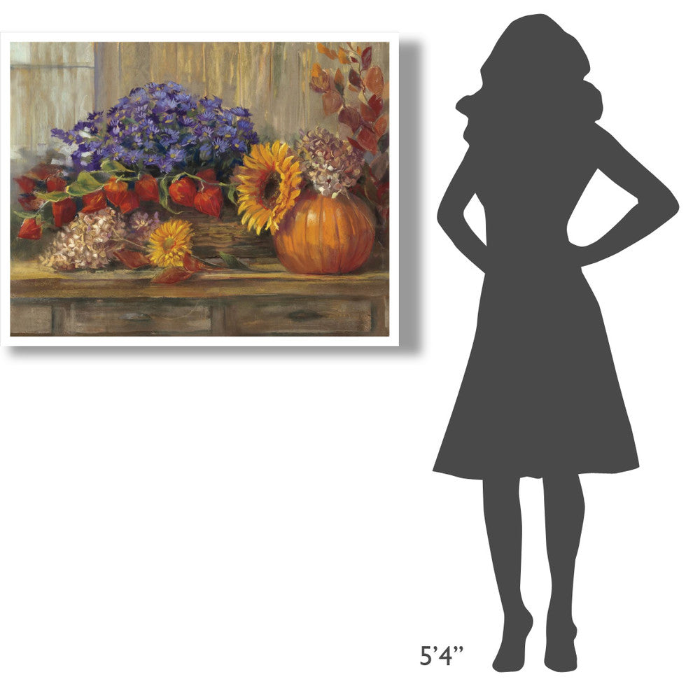 "October Still Life" Digital Paper Print by Carol Rowen, 42"x32"