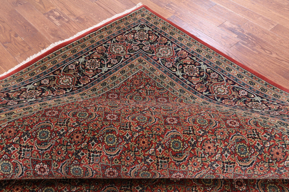 9' 0" X 12' 1" Persian Hill Herati Handmade Wool Rug - Q13161