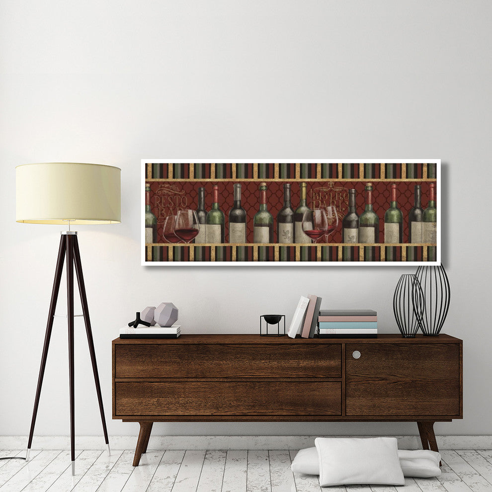 "Bistro Paris V" Digital Paper Print by Janelle Penner, 74"x26"