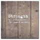 Ready2HangArt ''Define Strength'' Inspirational Canvas Art by Olivia Rose, 16"x16"