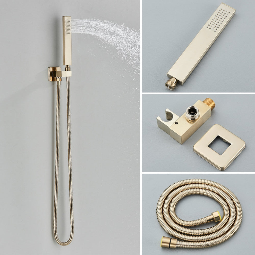 Wall Mounted Waterfall Rainfall Shower Head System