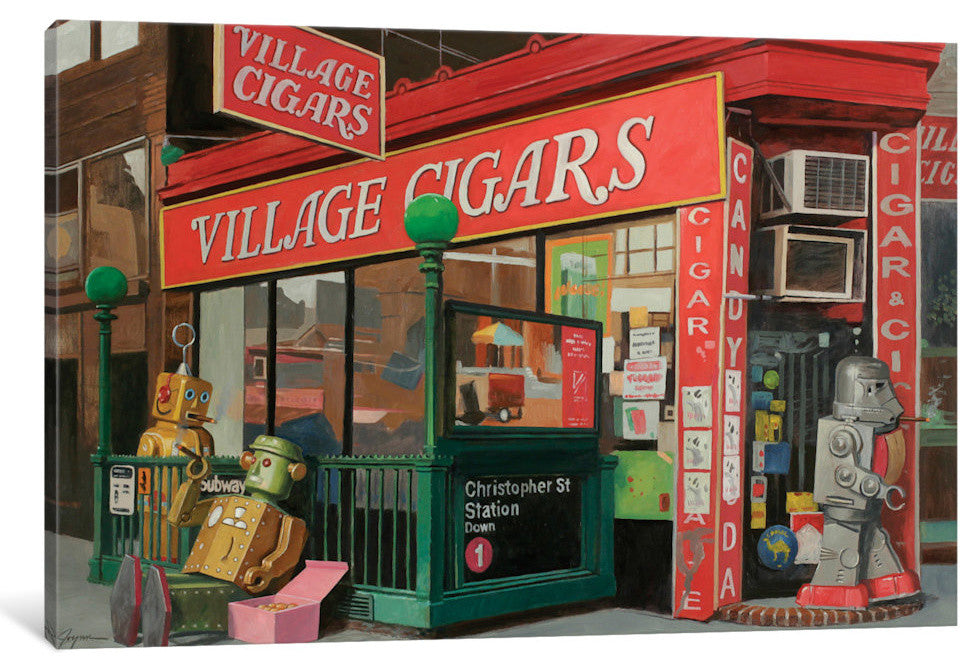 "The Connoisseurs 2" by Eric Joyner, Canvas Print, 40"x26"