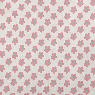 Flower Power Decorative Throw Pillow, Whisper White, 20"x20"