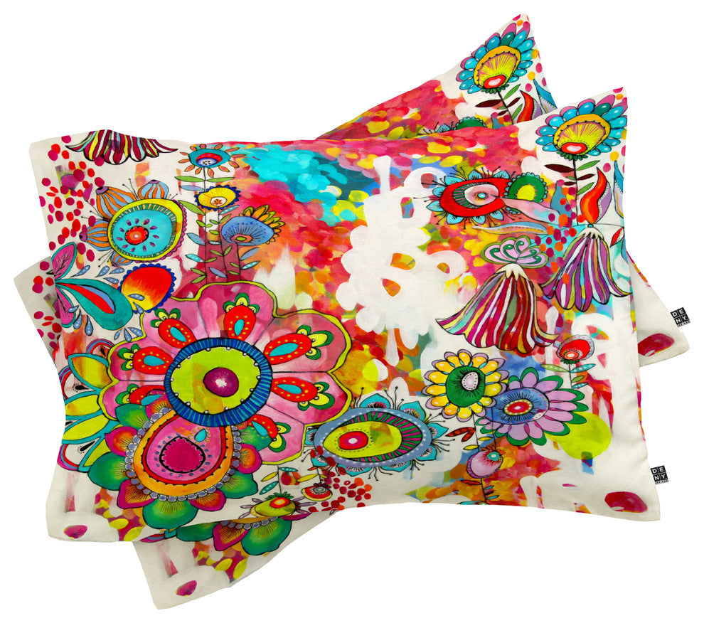 Deny Designs Stephanie Corfee Miss Penelope Pillow Shams, Queen