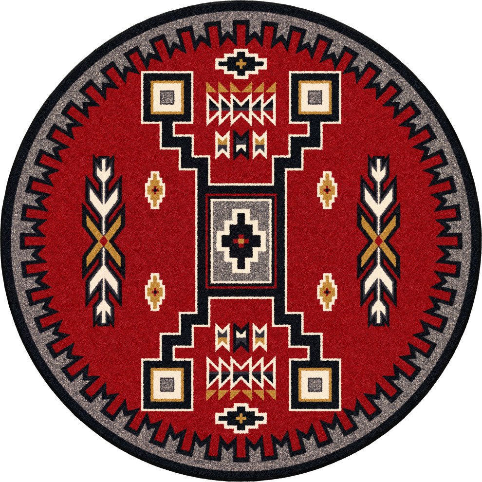 Old Crow, Red, 8' Round