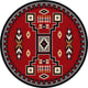 Old Crow, Red, 8' Round
