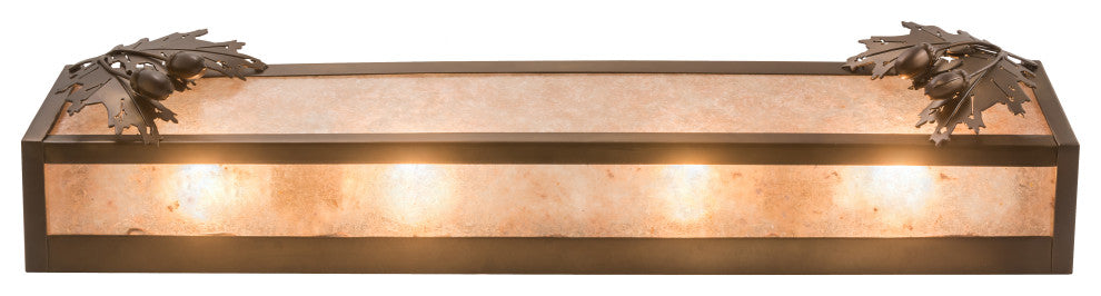 29W Oak Leaf & Acorn Vanity Light