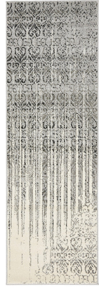 Unique Loom Gray Del Mar Jennifer 2' 0 x 6' 0 Runner Rug