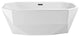 59" Streamline NPT9621BL Freestanding Tub With Internal Drain