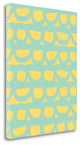 "Mint And Gold Circles" By Linda Woods, Giclee Print on Gallery Wrap Canvas