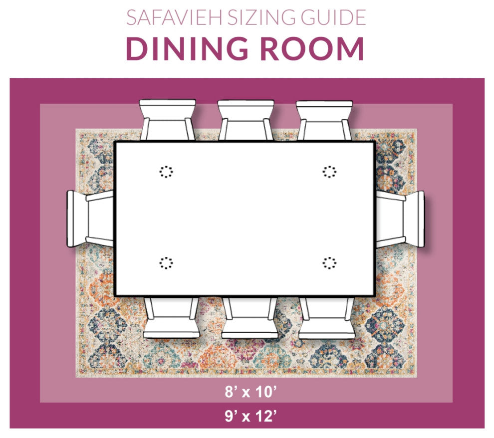 Safavieh Arizona Machine-Washable Collection ARZ223 Rug, Pink/Beige, 9'x12'