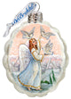 White Doves Angel Ornament