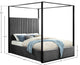 Jax Velvet Bed, Gray, King