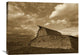 "Mormon Row Barn, Grand Teton National Park, Wyoming - Sepia" Artwork, 32" x 24"