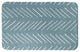 Blue and White Modern Chevron 34x21 Bath Mat