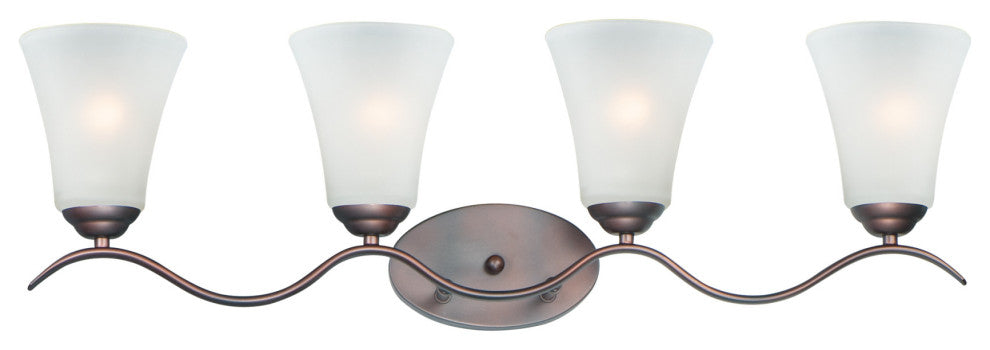 Maxim 12084FT Vital 4 Light 32"W Bathroom Vanity Light - Oil Rubbed Bronze