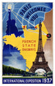 "Paris / International Exposition 1937" Digital Paper Print by Lilden, 16"x24"
