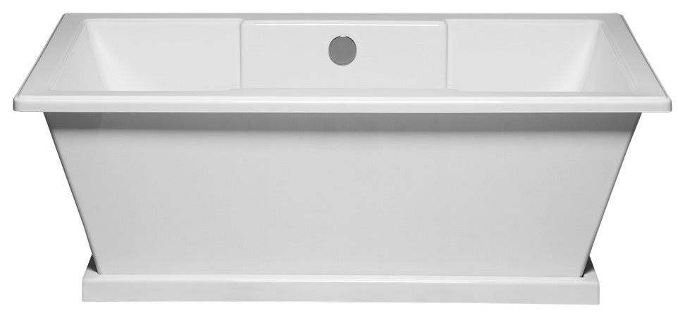 Malibu Brighton Rectangle Soaking Bathtub 66x36x22 White