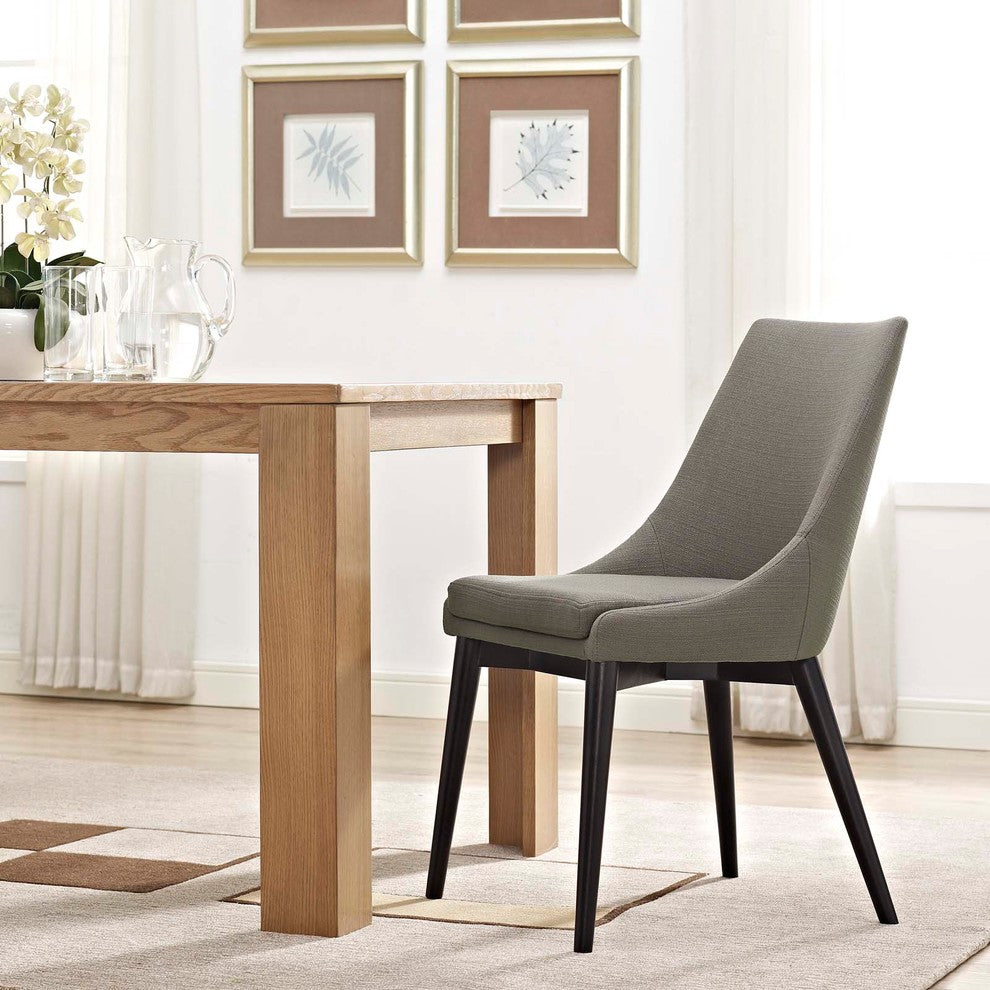 Modern Granite Viscount Fabric Dining Chair