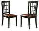 Nicoli Dining Chair With Faux Leather Upholstered Seat Set of 2