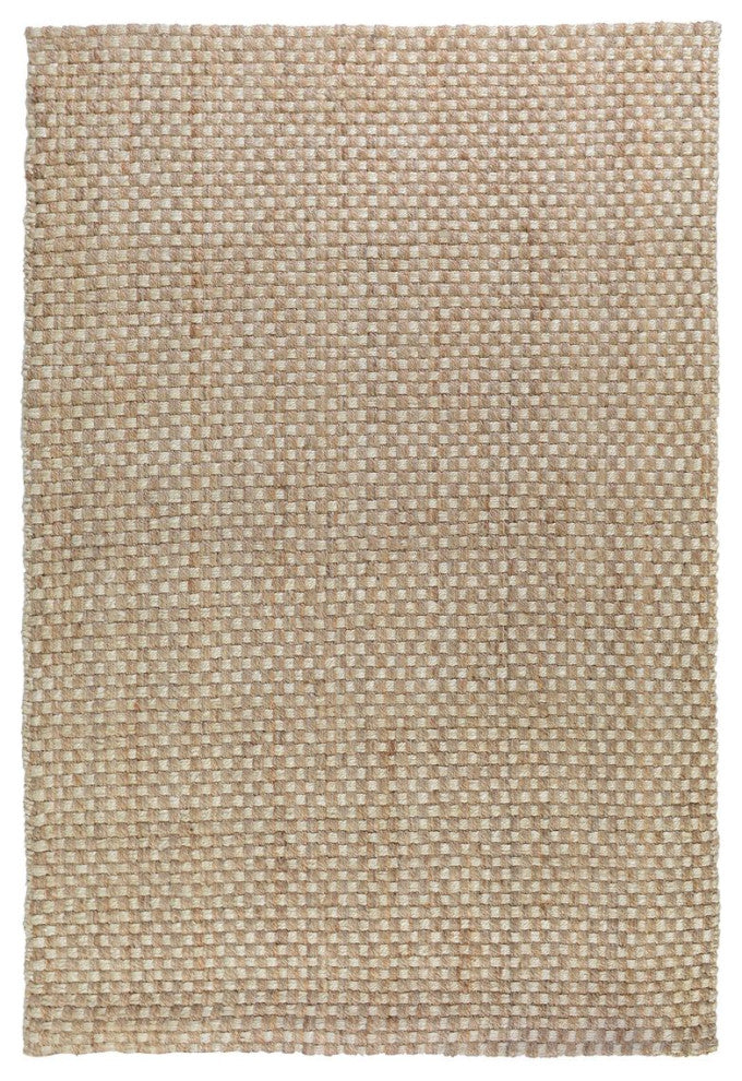 Classic Home Basket Weave Natural/Ivory 9x12 Rug