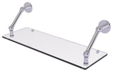 Prestige Skyline 24" Floating Glass Shelf, Polished Chrome