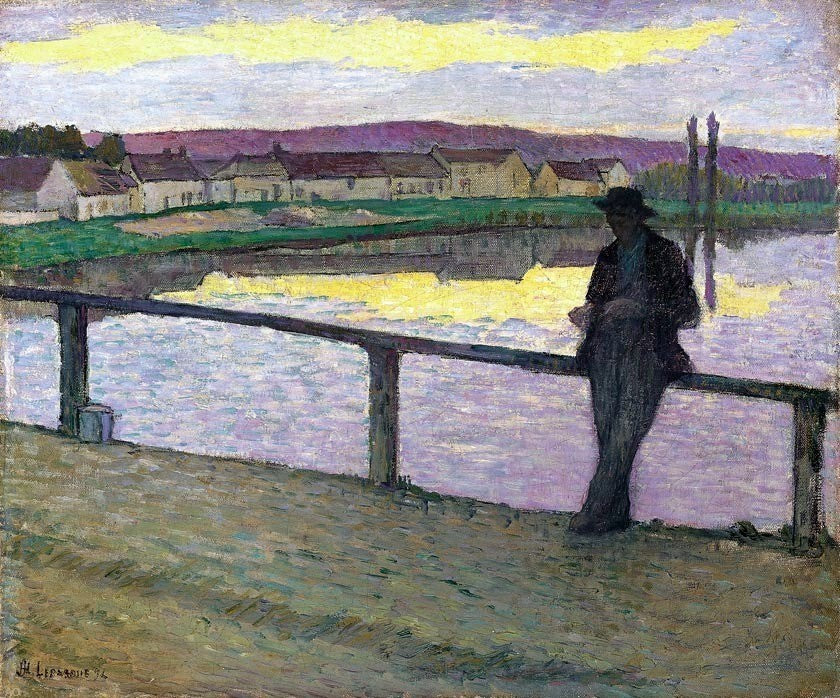 Henri Lebasque Sunset at Pont Aven Wall Decal