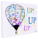 "Watercolors Up Up Up Hot Air Balloons" Stretched Canvas Wall Art