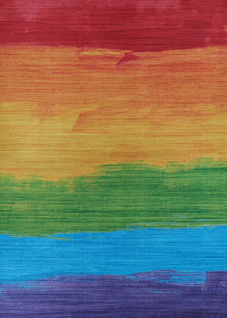 Couristan Rainbow Passion Multicolor Area Rug, 5' X 8'