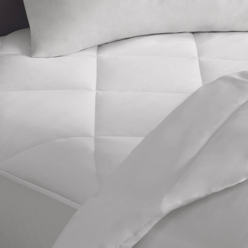Sleep Philosophy Microfiber HeiQ Smart Temp Treament Waterproof Mattress Pad, Fu