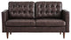 Exalt Tufted Vegan Leather Loveseat