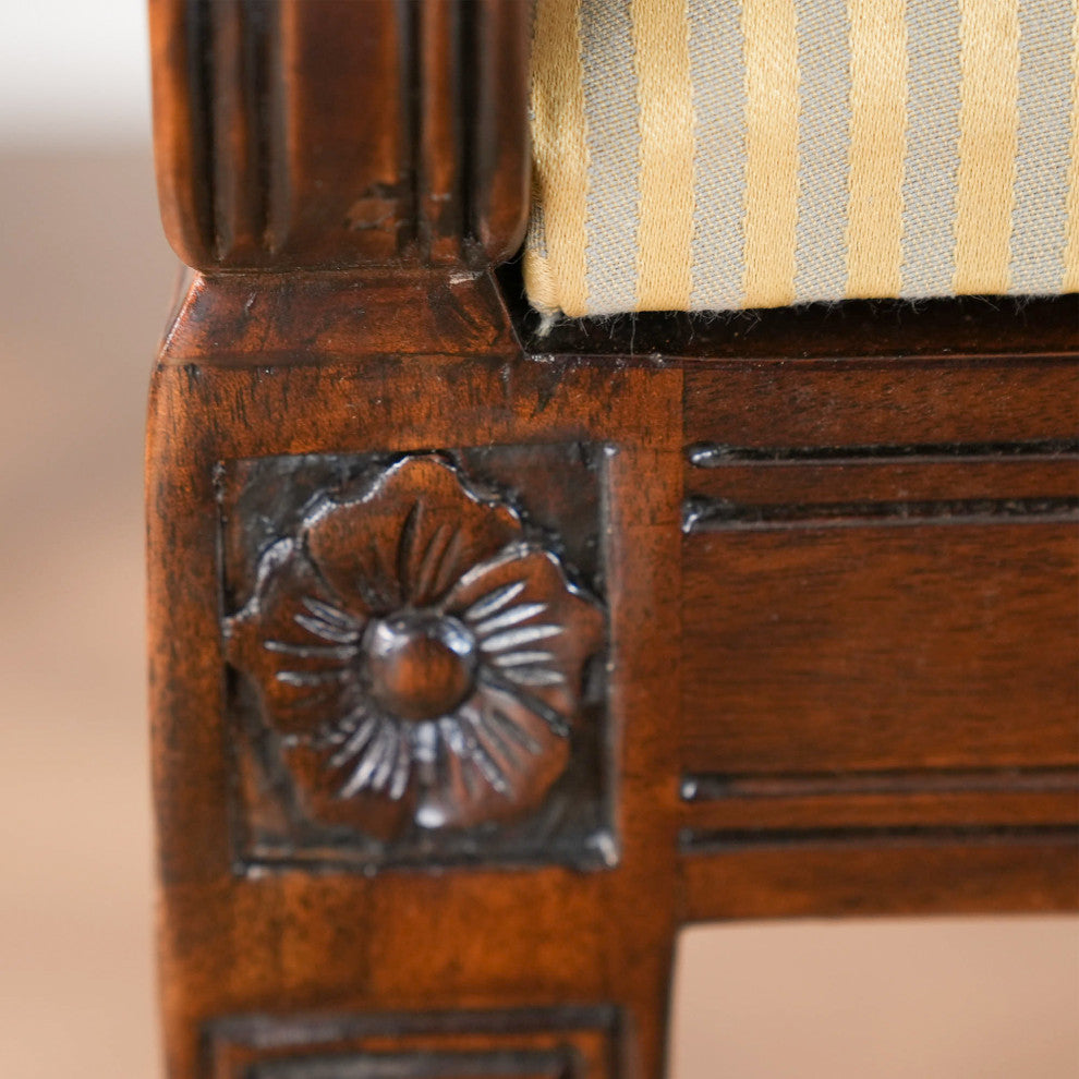 Regency Upholstered Arm Chair