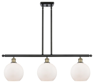 Innovations Lighting 516-3I-BAB-G121-8-LED Athens 3 Light 36" Island Light