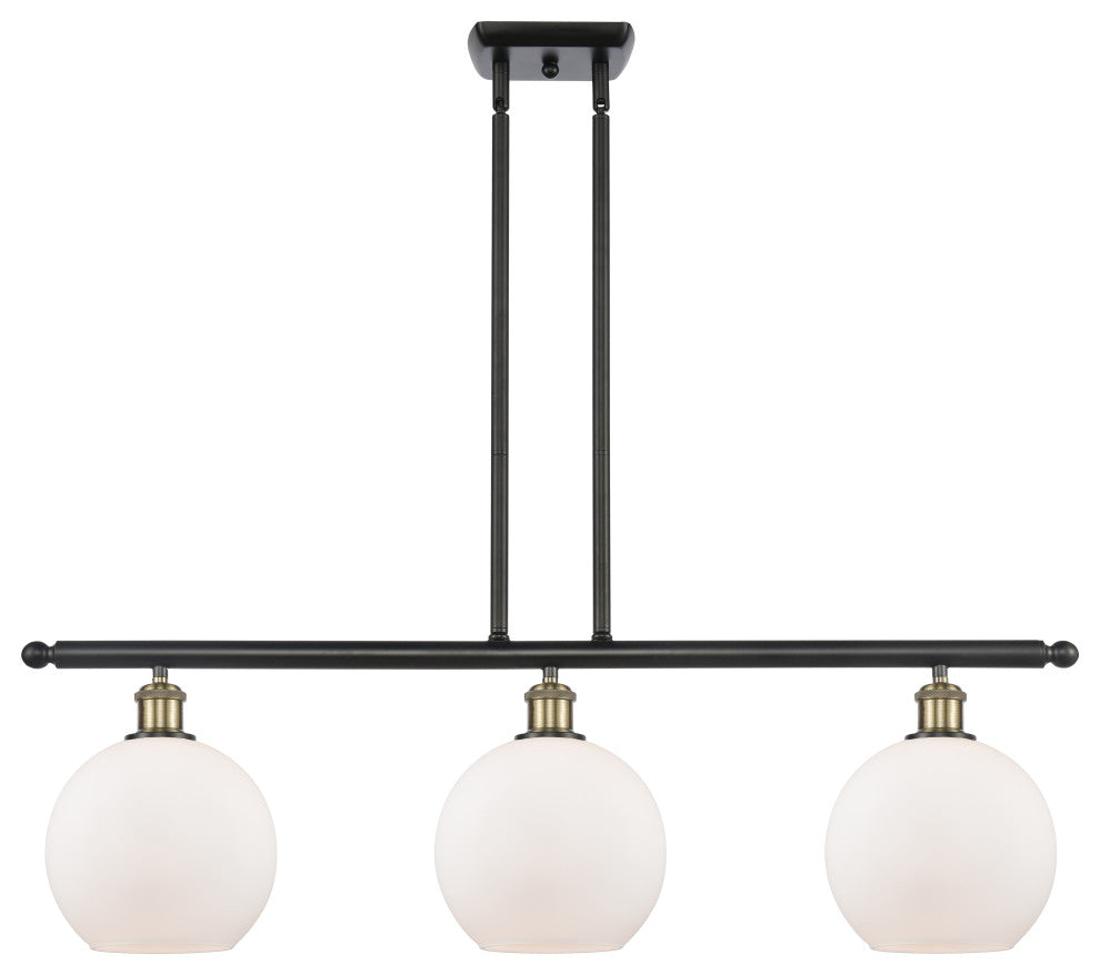 Innovations Lighting 516-3I-BAB-G121-8-LED Athens 3 Light 36" Island Light