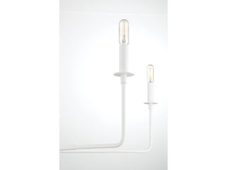 Salerno 6-Light Chandelier, White Bisque