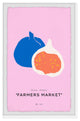 "Farmers Market No 04" Framed Painting Print, 8x12