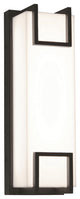 Beaumont LED Outdoor Sconce, 15", Textured Bronze