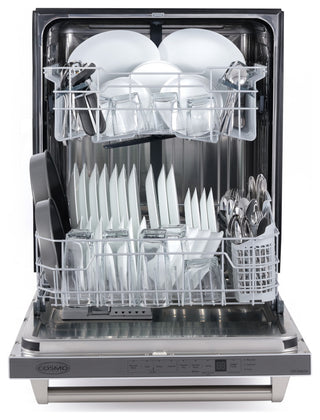 Cosmo Built-In Dishwasher Easy Clean Stainless Steel Touch Controls