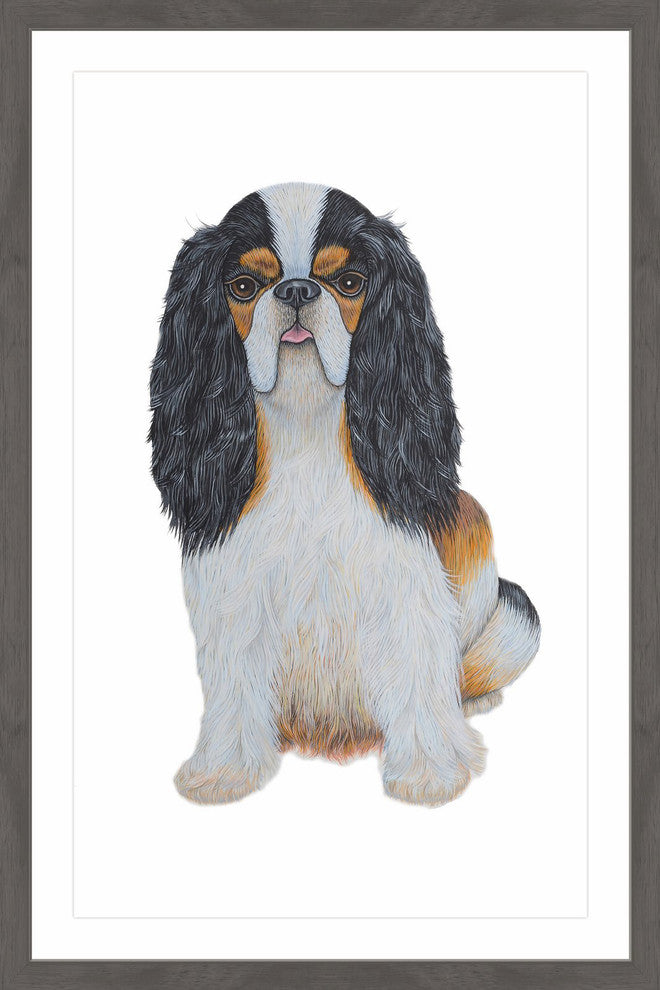 "Spaniel" Framed Painting Print, 24"x36"