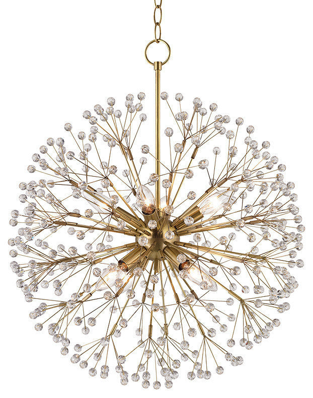 Hudson Valley Dunkirk Eight Light Chandelier 6020-AGB